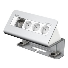 Kindermann 7430000053 cassetta di scarico Tipo F Alluminio, Bianco