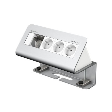 Kindermann 7430000053 cassetta di scarico Tipo F Alluminio, Bianco