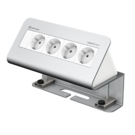 Kindermann 7430000054 cassetta di scarico Tipo F Alluminio, Bianco