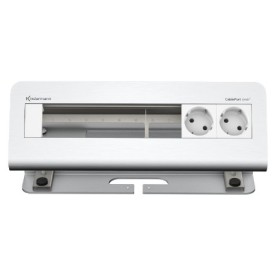 Kindermann 7430000062 cassetta di scarico Tipo F Alluminio, Bianco