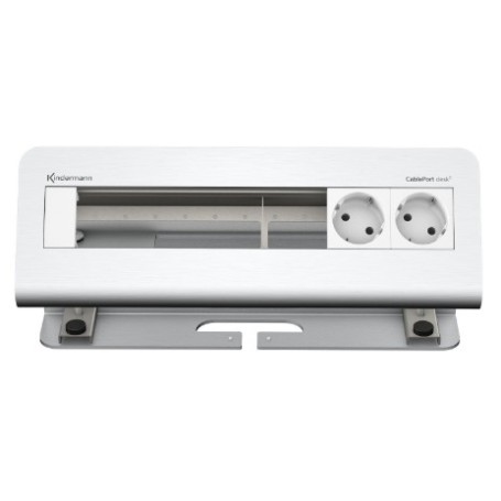 Kindermann 7430000062 cassetta di scarico Tipo F Alluminio, Bianco