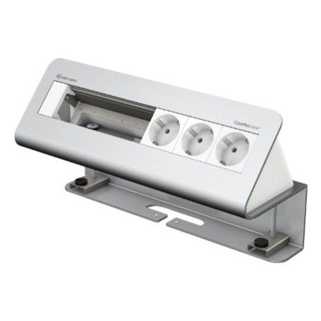Kindermann 7430000063 cassetta di scarico Tipo F Alluminio, Bianco