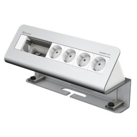 Kindermann 7430000064 cassetta di scarico Tipo F Alluminio, Bianco