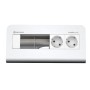 Kindermann 7430000252 cassetta di scarico Tipo F Alluminio, Bianco