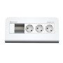 Kindermann 7430000253 cassetta di scarico Tipo F Alluminio, Bianco
