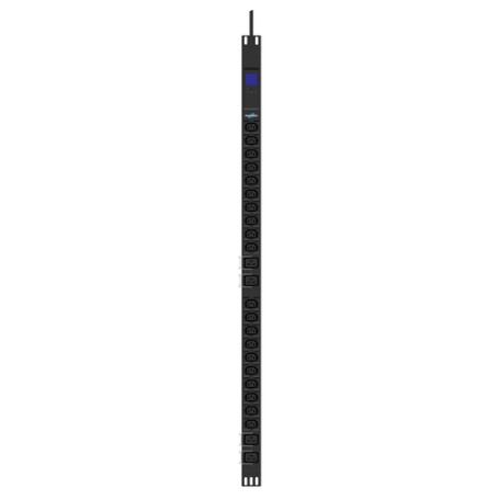 PowerWalker 10133030 unità di distribuzione dell'energia (PDU) 24 presa(e) AC 0U Nero