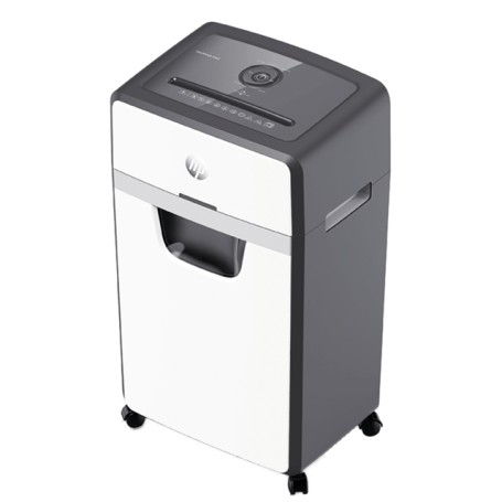 HP OneShred 24CC distruggi documenti Taglio a particelle 65 dB 22 cm Bianco, Nero (2807)