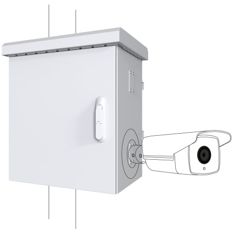Lanview RCCTV004 rack 0U Bianco