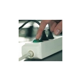 Brennenstuhl Eco-Line + Switch & 1,5 mm² Ø Cable Bianco 8 presa(e) AC 3 m (1159320018)
