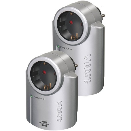 Brennenstuhl Primera-Line Nero, Argento 1 presa(e) AC 230 V (1506950)