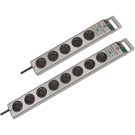 Brennenstuhl Super-Solid Surge Protection 4.500 A Argento 8 presa(e) AC 2,5 m (1153340318)