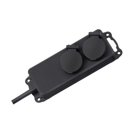 Brennenstuhl 1159930 protezione da sovraccarico Nero 2 presa(e) AC 230 V 2 m (1159930)