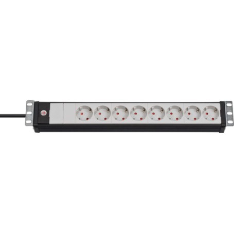 Brennenstuhl 1156057028 presa energia Nero, Grigio (1156057028)