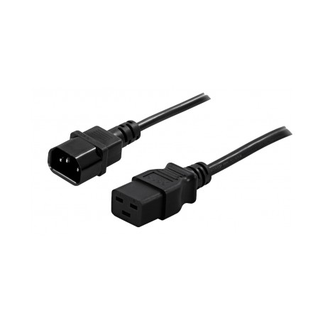 PowerWalker 91010040 cavo di alimentazione Nero Accoppiatore C14 Accoppiatore C19 (91010040)