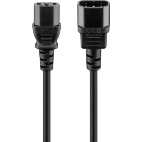 Goobay 39203 cavo di alimentazione Nero 5 m Accoppiatore C14 Accoppiatore C13 (39203)