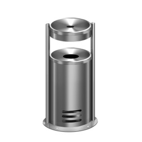 Kerkmann 6291 portacenere e accessori Rotondo Acciaio inox