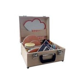 FRANKEN Moderationskoffer U-Act! Line, 2.200 Teile, Holz Koffer aus Birkenholz (B)350 x (T)270 x (H)180 mm, - 1 Stück (UHMMK)