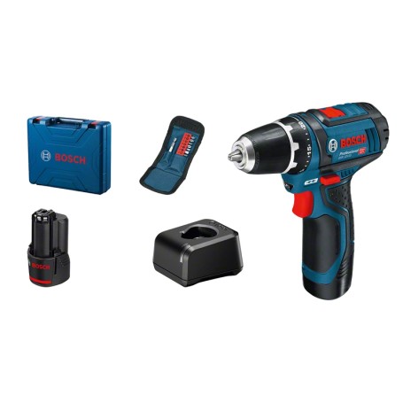 Bosch GSR 12V-15 Nero, Blu, Arancione (060186810G)