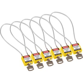 Brady 146133 lucchetto Lucchetto convenzionale 6 pz