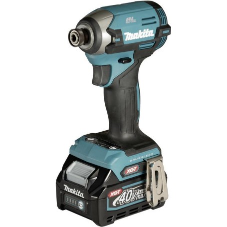 MAKITA TD003GA202 - Akku-Schlagschrauber (40 V XGT | bürstenloser Motor | 210 Nm Drehmoment | 1/4\"-Innensechskantaufnahme | LE