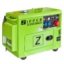 Zipper ZI-STE7500DSH gruppo elettrogeno 5700 W 14,5 L Diesel Verde chiaro