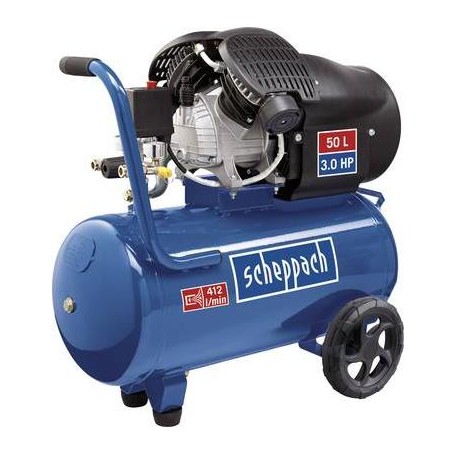 Scheppach Druckluft-Kompressor HC52DC 50 l 8 bar (5906101901)