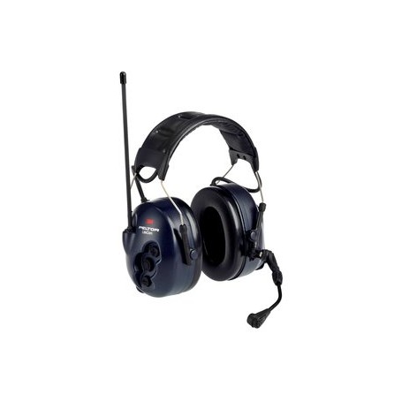 3M PELTOR LiteCom Auricolare Wireless A Padiglione Nero, Blu (XH001680434)