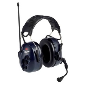 3M PELTOR LiteCom Auricolare Wireless A Padiglione Nero, Blu (7000108540)