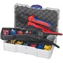 Knipex 97 90 22 pinza crimpatrice Set di utensili/attrezzi Blu, Rosso