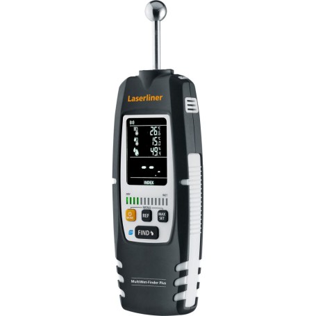 Laserliner MultiWet-Finder Plus Interno Igrometro elettronico Nero, Bianco (082.091A)
