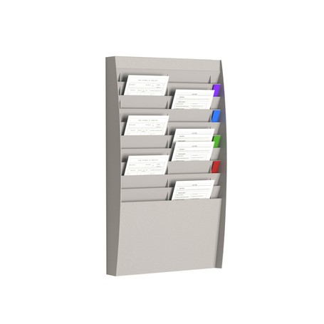 PaperFlow K500010 portariviste Polistirolo Grigio (A4V2X25.02)