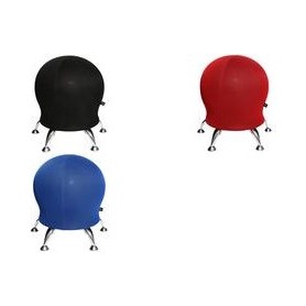 Topstar Hocker "Sitness 12,70cm (5"), schwarz Sitzhöhe: 550 mm, Sitzdurchmesser: 450 mm, mit 3D-Netzstoff (71450 BB0)