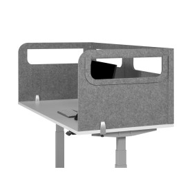 BakkerElkhuizen BE Safety Screen U Acrylic Grigio chiaro (BNESSUALGY160D80)