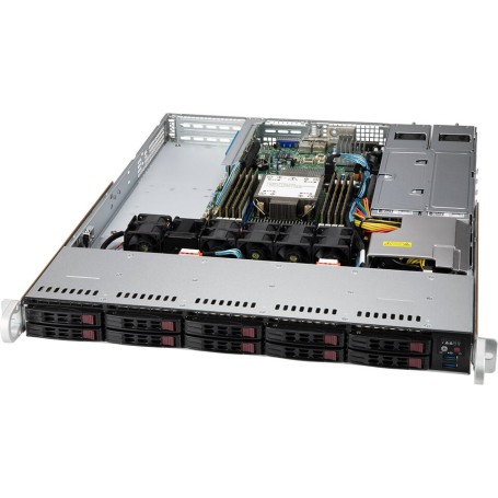 Supermicro SuperServer SYS-110P-WTR Intel® C216 LGA 4189 Rack (1U) Nero (SYS-110P-WTR-EU)