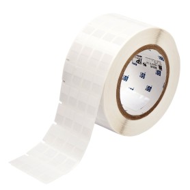 Brady THT-80-427-5 etichetta per stampante Trasparente, Bianco Etichetta per stampante autoadesiva
