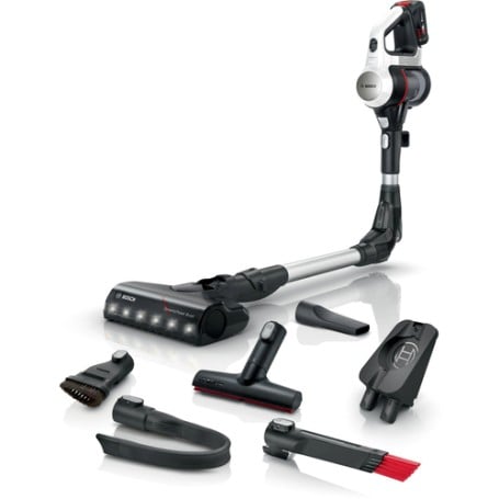 Bosch BCS711XXL scopa elettrica Aspirapolvere elettrica Batteria Secco Senza sacchetto 0,3 L Bianco 3 Ah