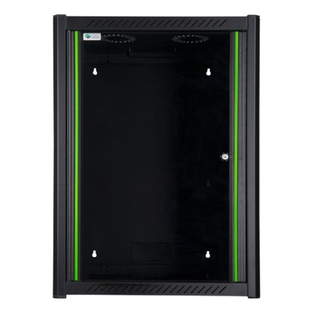 LOGON RWP16U56BL rack 16U Da parete Nero