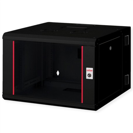 ROLINE 26.21.0180 rack 7U Da parete Nero