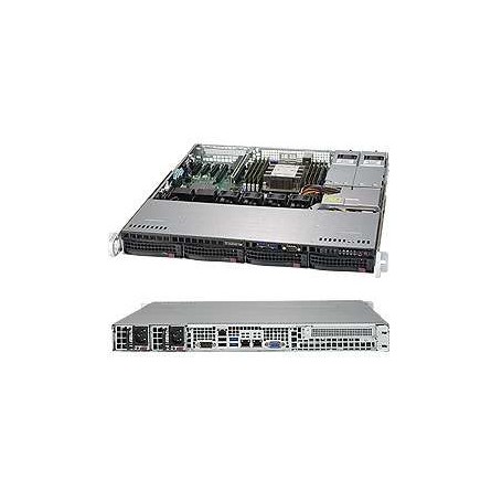 Supermicro CSE813MFTQC-R407CB Rack (1U) 0 GB (CSE-813MFTQC-R407CB)