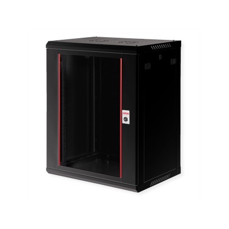 ROLINE 26.21.0287 rack 18U Da parete Nero