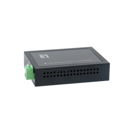 LevelOne VDS-2201 convertitore multimediale di rete 1000 Mbit/s Nero