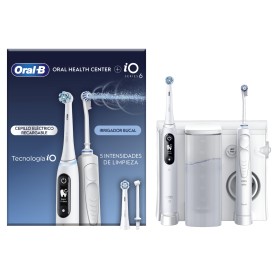 Oral-B iO6 & OxyJet Adulto Spazzolino rotante-oscillante Bianco (8006540841204)