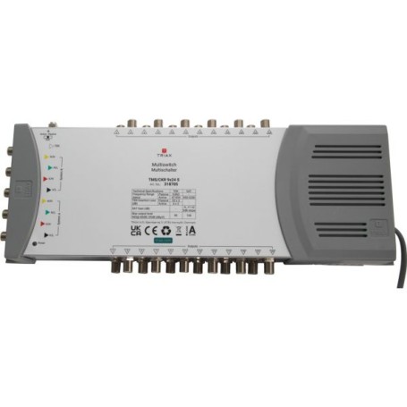 Triax TMS/CKR 9x24 S multinterruttore satellitare 5 ingressi 24 uscite (318705)