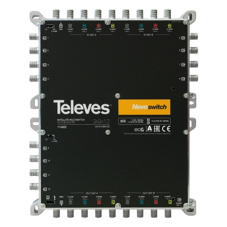 Televes 714602 multinterruttore satellitare 9 ingressi 21 uscite