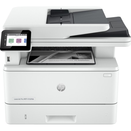 HP LaserJet Pro 4102fdn Multifunction Bianco e nero Stampante, Solo Ethernet Fotocopiatrice, scanner (2Z623F)
