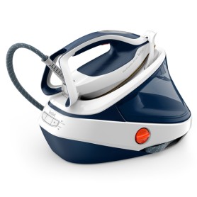 Tefal Pro Express Ultimate II GV9712 3000 W 1,2 L Piastra Durilium Airglide Blu, Bianco (GV9712E0)