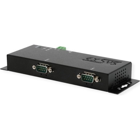 EXSYS GmbH Ethernet zu 2 x RS-232, inkl. 12V/3A Netzteil (EX-6112-2)