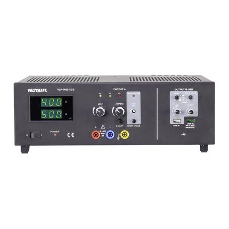 VOLTCRAFT VLP-1405 Labornetzgerät, einstellbar 0 - 40 V 0.01 - 5 A 233 W OVP Anzahl Ausgänge 3 x (VC-8146850)