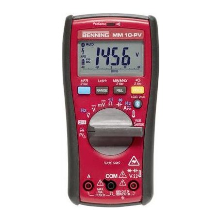 Benning MM 10-PV Hand-Multimeter digital Datenlogger CAT IV 600 V Anzeige (Counts): 6000 (044089)