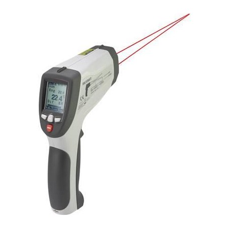 VOLTCRAFT IR 1201-50D USB Infrarot-Thermometer Optik 50:1 -50 bis 1200 °C Pyrometer (1599564)